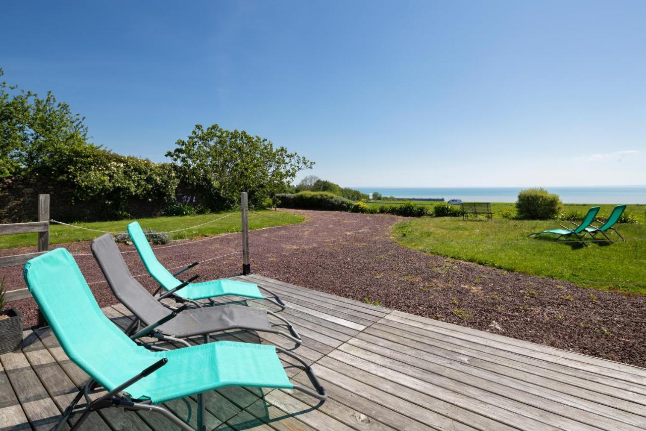 La Metairie-Du-Vauhariot - Vue Mer Et Mont Saint Michel - Piscine Chauffee - Acces Gr34 Κανκάλ Εξωτερικό φωτογραφία
