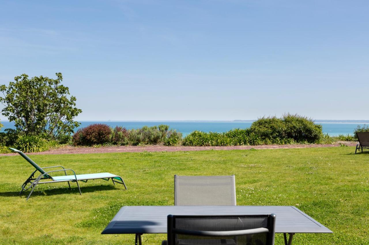 La Metairie-Du-Vauhariot - Vue Mer Et Mont Saint Michel - Piscine Chauffee - Acces Gr34 Κανκάλ Εξωτερικό φωτογραφία