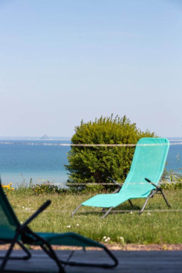 La Metairie-Du-Vauhariot - Vue Mer Et Mont Saint Michel - Piscine Chauffee - Acces Gr34 Κανκάλ Εξωτερικό φωτογραφία