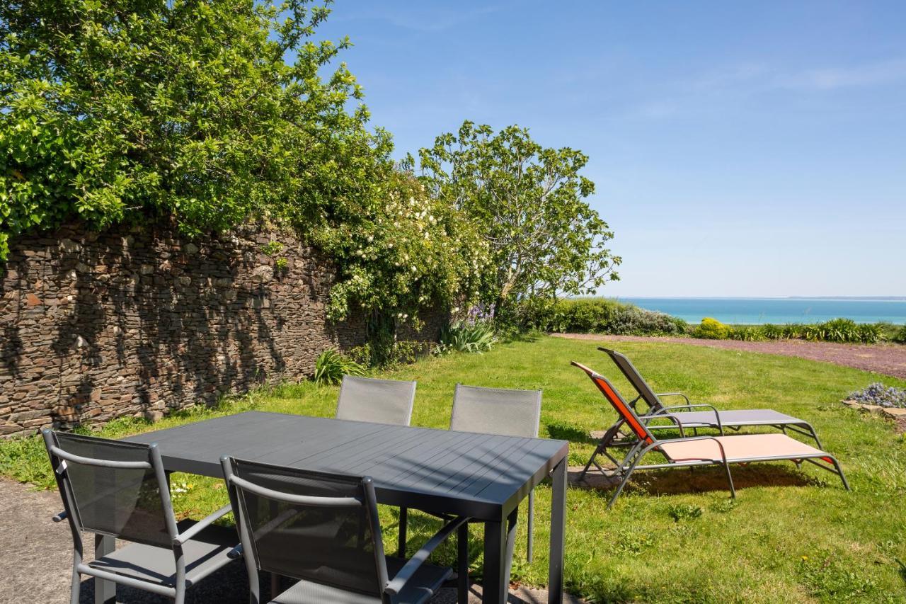 La Metairie-Du-Vauhariot - Vue Mer Et Mont Saint Michel - Piscine Chauffee - Acces Gr34 Κανκάλ Εξωτερικό φωτογραφία